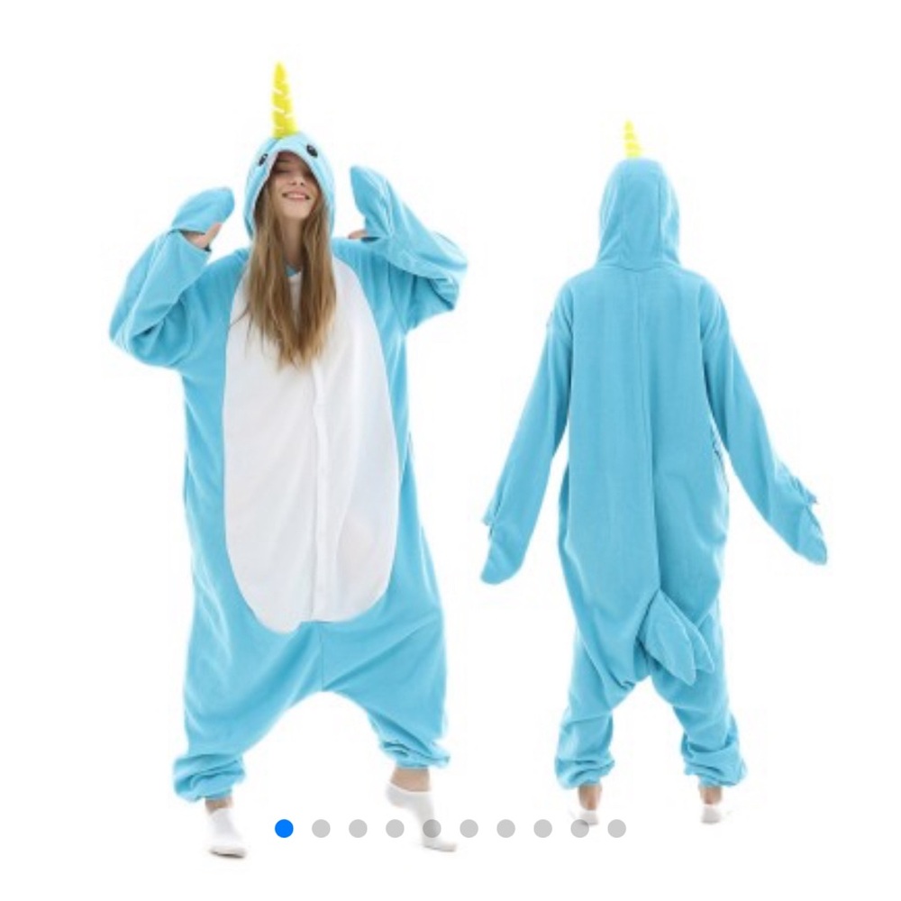 Narwhal onsie size adult M